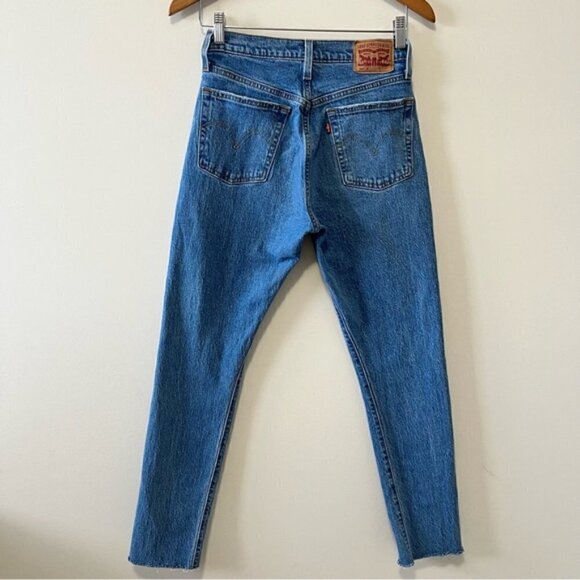 Levi's Premium 501 Skinny High Rise Button Fly WOMEN'S JEANS Size 26 - Picture 4 of 12